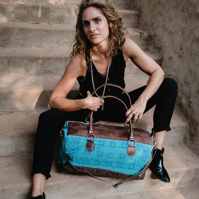 boho weekender duffle bag