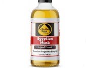 Egyptian Musk Oil, Pure and Thick, 4oz Glass Bottle by WagsMarket - Egyptian Musk Factory, FREE SHIPPING in US.