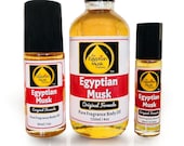 Egyptian Musk Oil, Pure and Thick, from 0.33oz Roll On - 4oz Glass Bottle by WagsMarket - Egyptian Musk Factory, FREE SHIPPING in US.