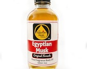 Egyptian Musk Oil, Pure and Thick, 4oz Glass Bottle by WagsMarket - Egyptian Musk Factory, FREE SHIPPING in US.