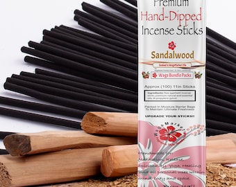 Incense Sticks 100 count,  Many Fragrances to Choose From, Natural Hand Dipped Incense, FREE SHIPPING in US.