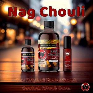 100% Pure Patchouli Oil/Nag Champa Fragrance Body Oil, &quot;Nag Chouli&quot; - Master Scent by WagsMarket