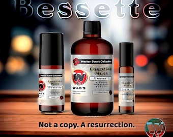 エジプシャン ムスク 1996（旧ベセット） – クリーン スキン ムスク パフューム オイル、柔らかな洗濯物の香り、さりげない日常使いの香り