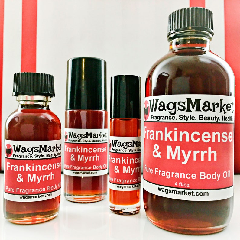 Frankincense and Myrrh Fragrance Body Oil 0.33oz 4oz Glass Etsy