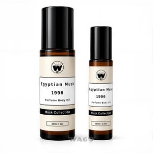 Ägyptischer Musk 1996 (früher Bessette) 10ml, 30ml Roll On - Parfümöl für saubere Haut, weicher Wäscheduft, subtiler Duft für jeden Tag