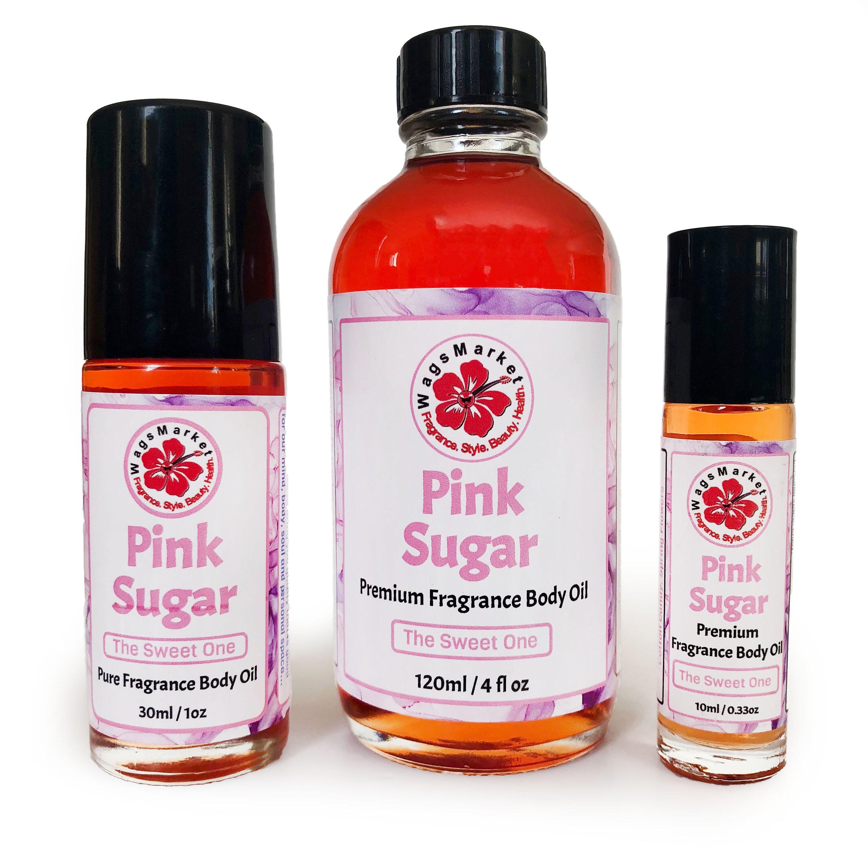 Pink Sugar Perfume Oil 0.33oz Roll On 4oz Glass Bottle Etsy