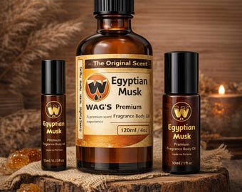 Original Egyptian Musk Oil, Pure Fragrance, WagsMarket