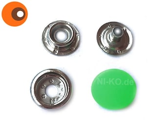 many colors: 10 anorak snap fasteners for thick fabrics 03