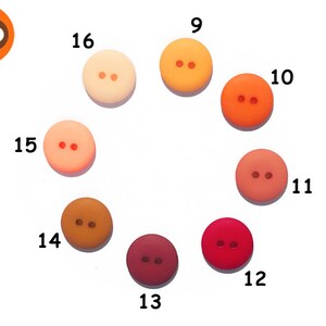 10 colorful buttons 41 colors, 18 mm Ø, plastic buttons image 5