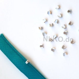 20 top zipper stops, 3mm image 2