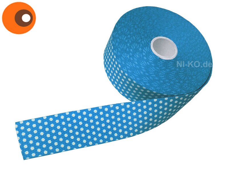 many colors: webbing with dots in boy colors image 3