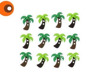 Button set: "Palm trees"