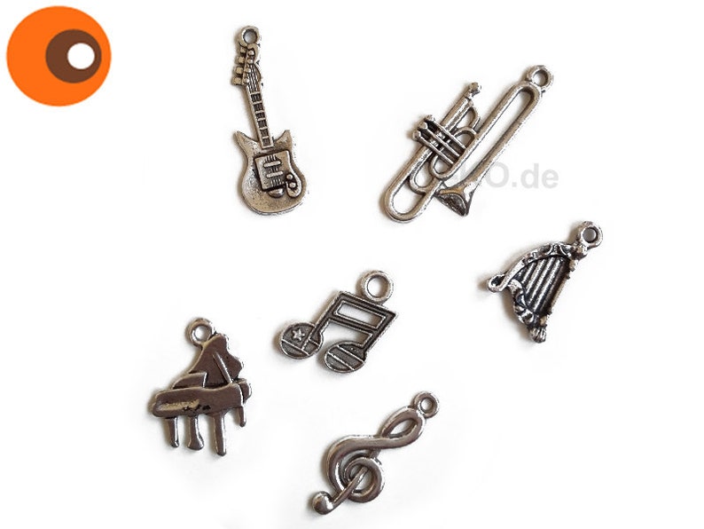 Charm-Packs, viele Themen-Sets zur Auswahl Instrumente-Mix