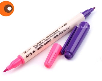 Trick marker/marker pen, pink and purple