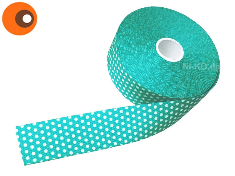 many colors: webbing with dots in boy colors image 5