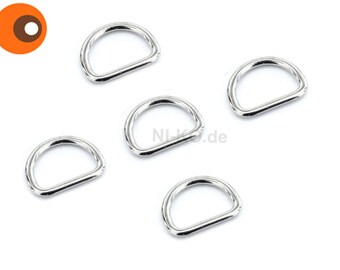 10 D-rings, 20 mm