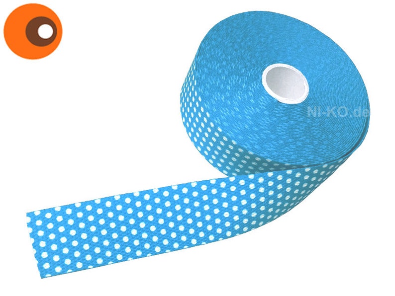 many colors: webbing with dots in boy colors image 2