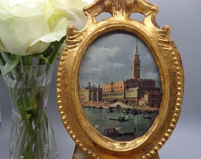 Italian Gilt Wood Florentine Frame VENICE "piazza San Marco" Print ...