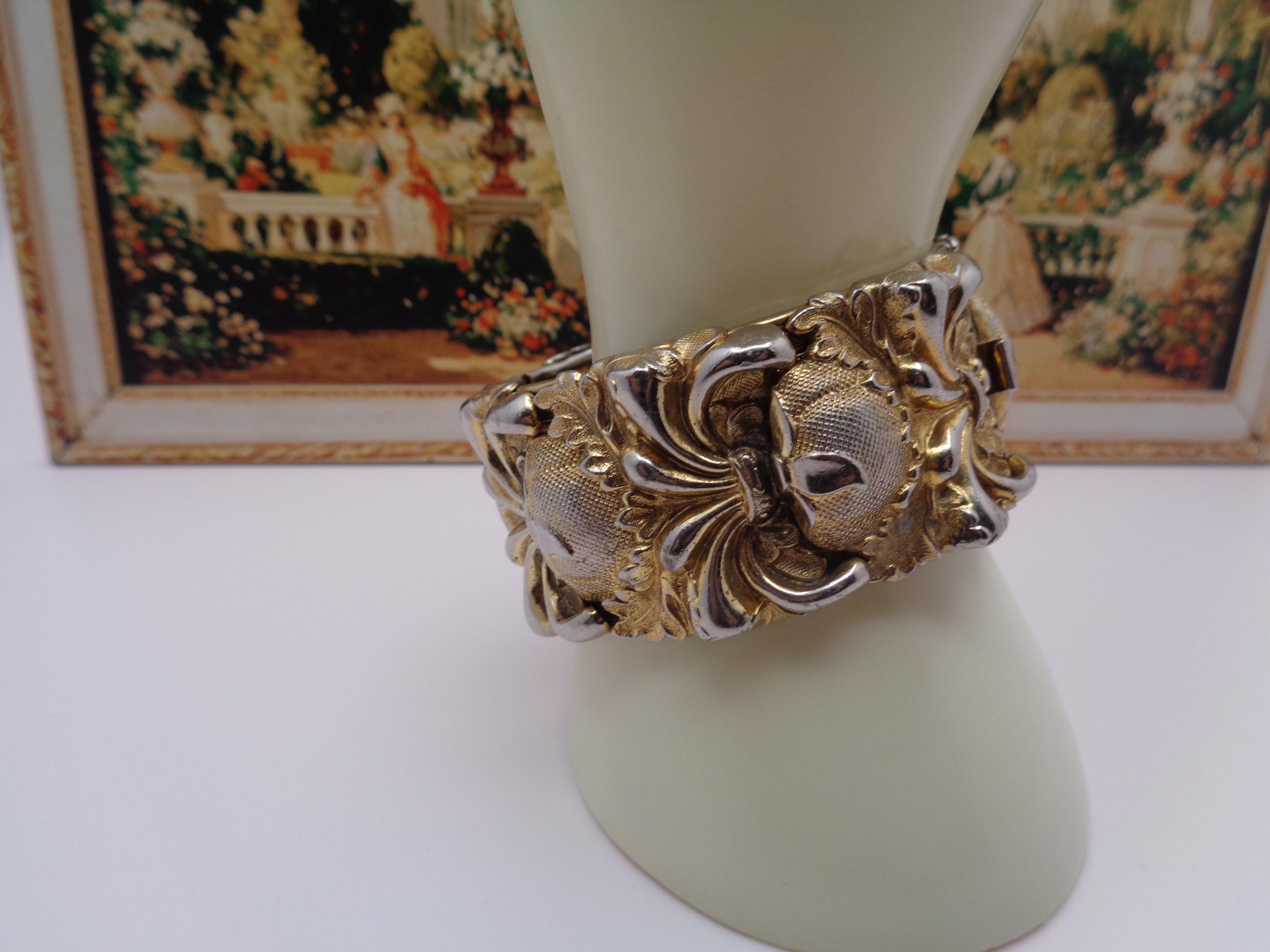 Whiting and Davis Hinged Bracelet - Etsy