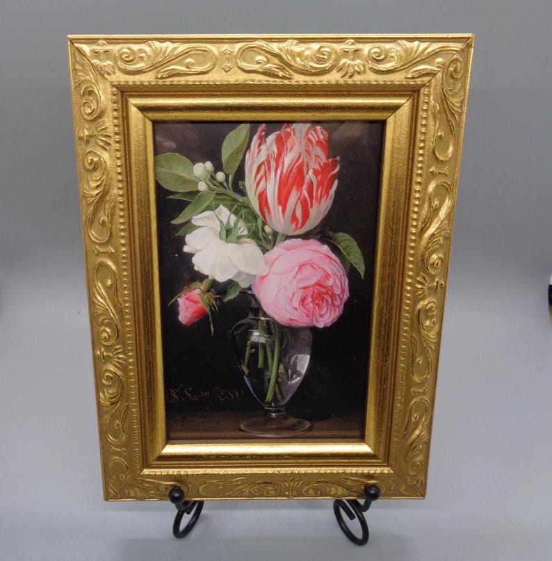 Daniel Seghers "flowers in a Glass Vase" 17th Century Oil on Copper ...