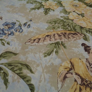 SCALAMANDRE &quot; Chinoise Ombrella&quot; 3 Remants Fabric Made in Italy