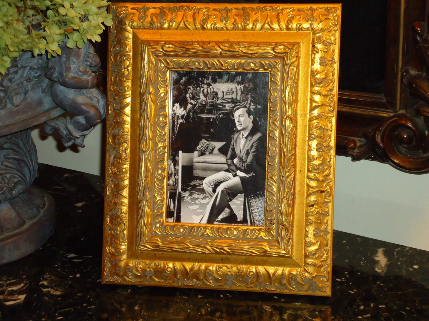 Vintage Double Gold Photo Frame 4 By 6 Inch Vertical 50