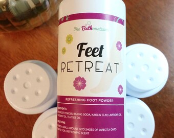 Feet Retreat Foot Powder, Shoe Powder, Itch Powder