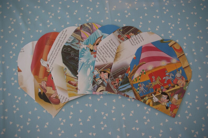 A6 /& A7 birthday 13x Vintage envelopes recycled Pinocchio party
