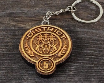 Keychain District 5 of the Hunger games movie