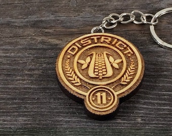 Keychain District 11 of the Hunger games movie