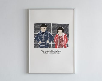 Submarine movie quote size A4