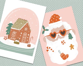 2023 Gambuzino's Christmas Postcards - individual or pack of 2 postcards