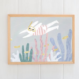 Under the sea - postcard / A5 / A4
