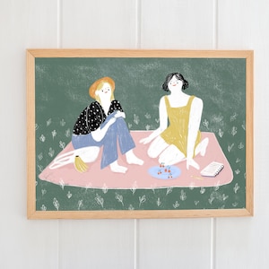 Picknick - Postkarte / A5 / A4