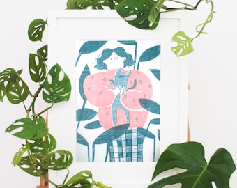 A4 Riso | Plant & Cat lover