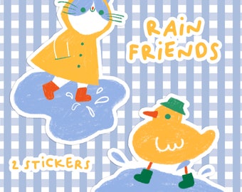 Rain Friends Stickers Pack