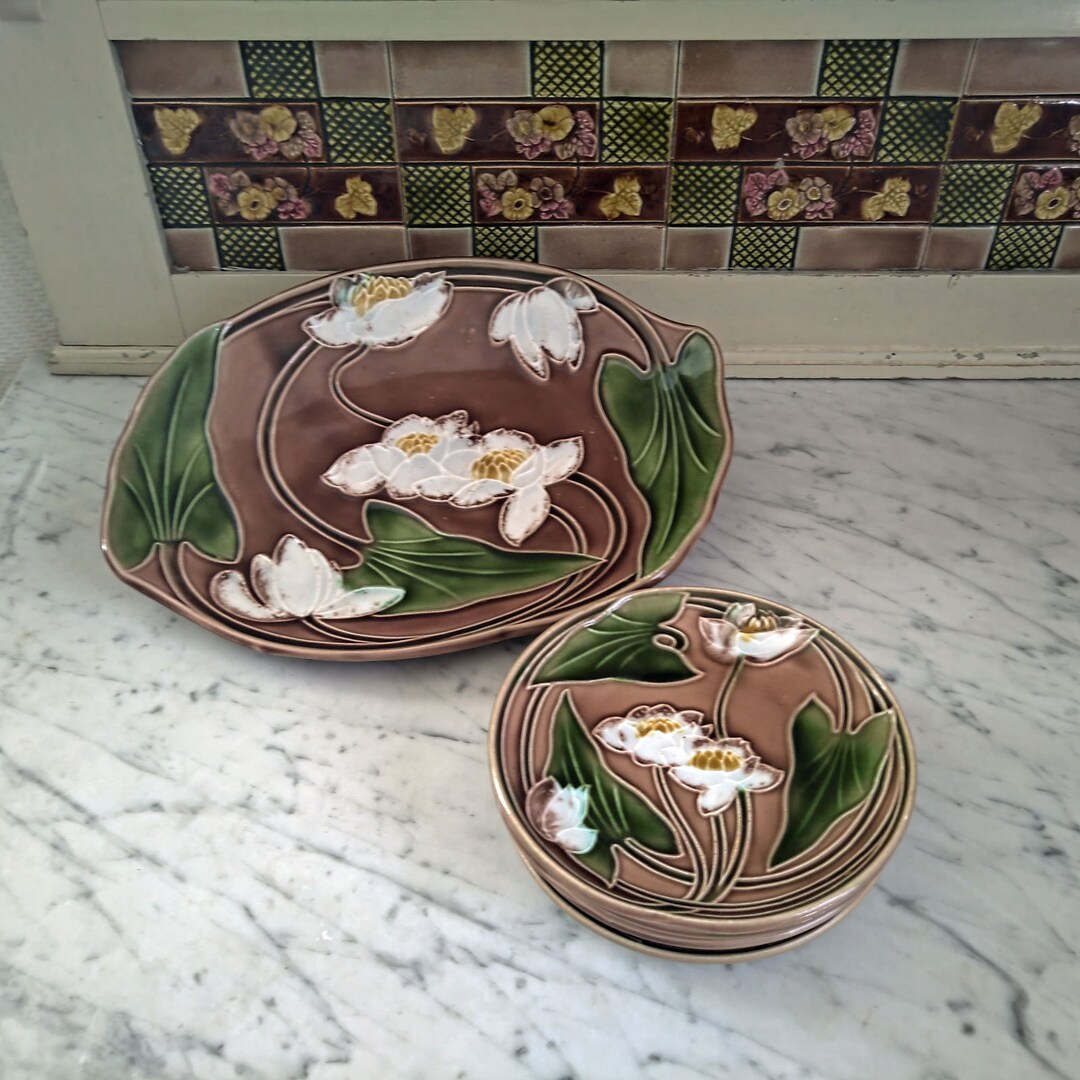 Antique Villeroy & Boch Schramberg Majolica 
