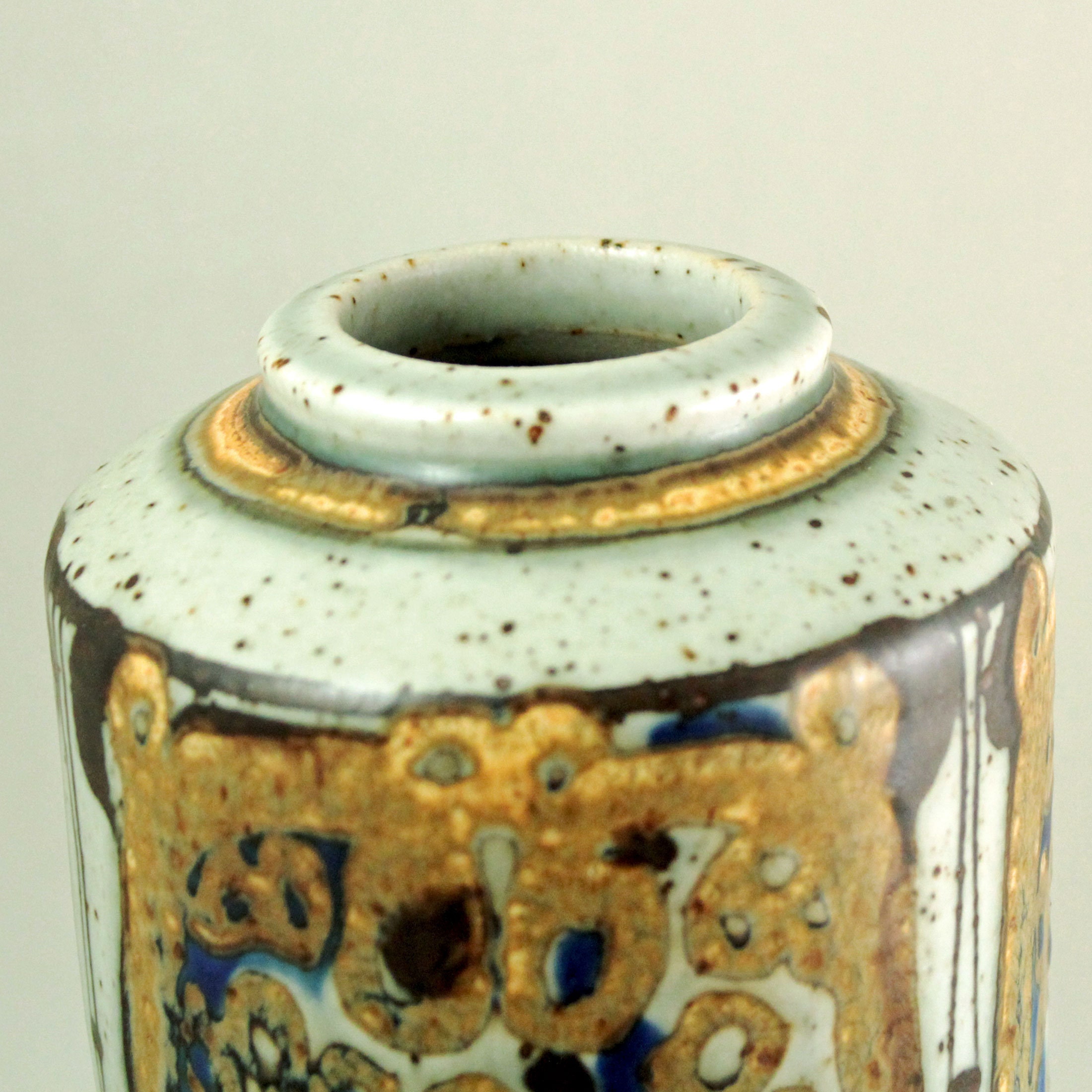 Ivan Weiss Large Stoneware Vase. Royal Copenhagen Art Pottery 1974