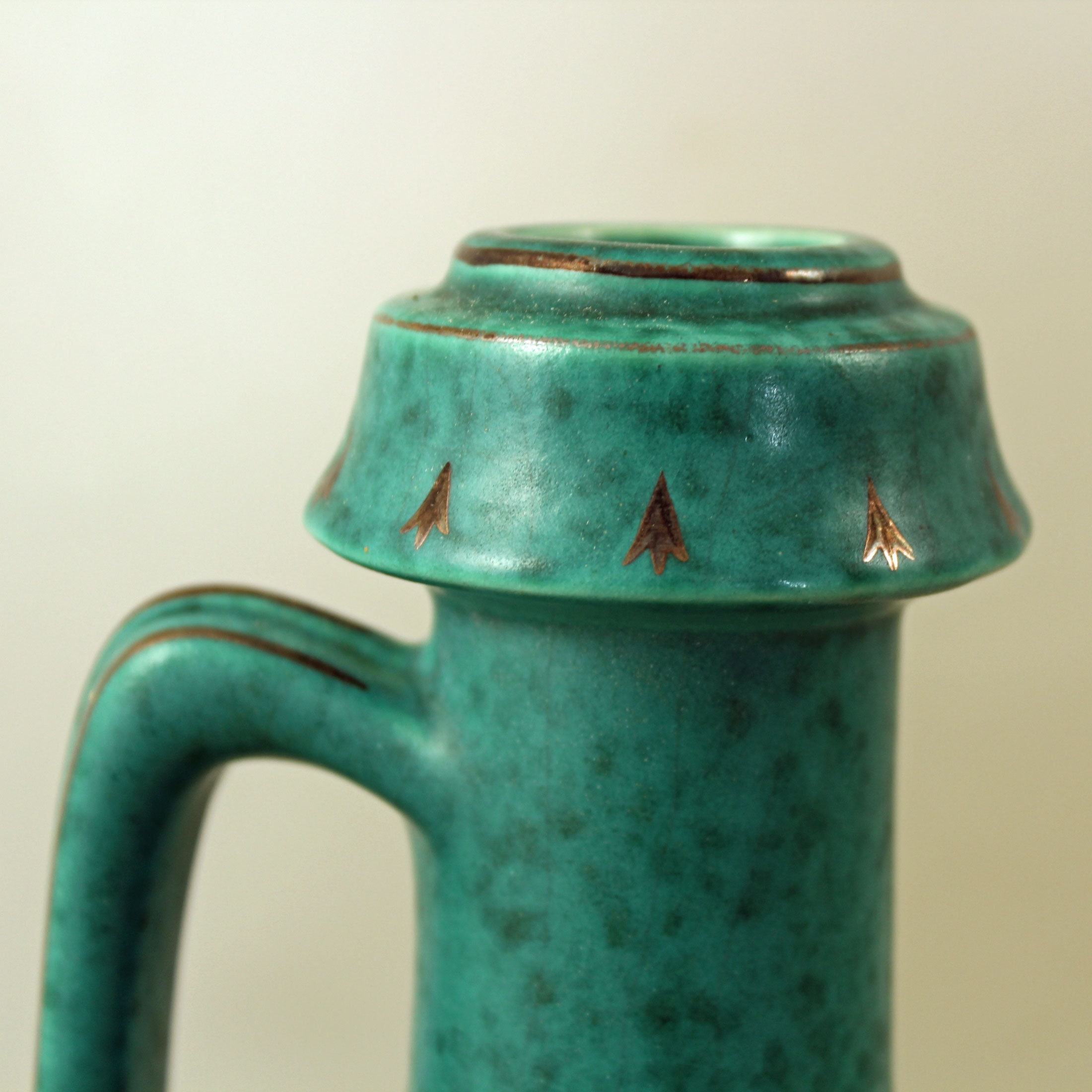Wilhelm Kage（A）北欧ビンテージ/陶器/花器/ヴィルヘルムコーゲ