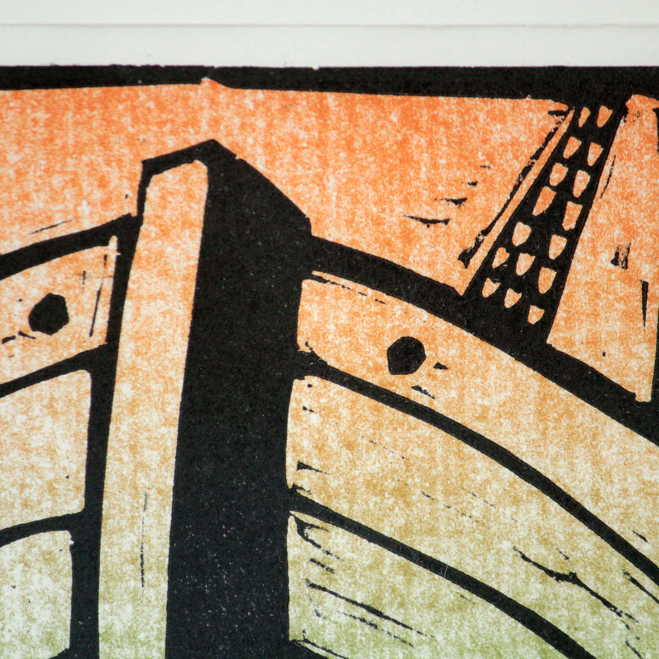Ake Holm, Sweden. Numbered Polychrom Lithograph With Religious