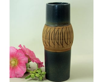 Lisa Larson, Gustavsberg, Sweden. Stoneware Vase Granada Series'