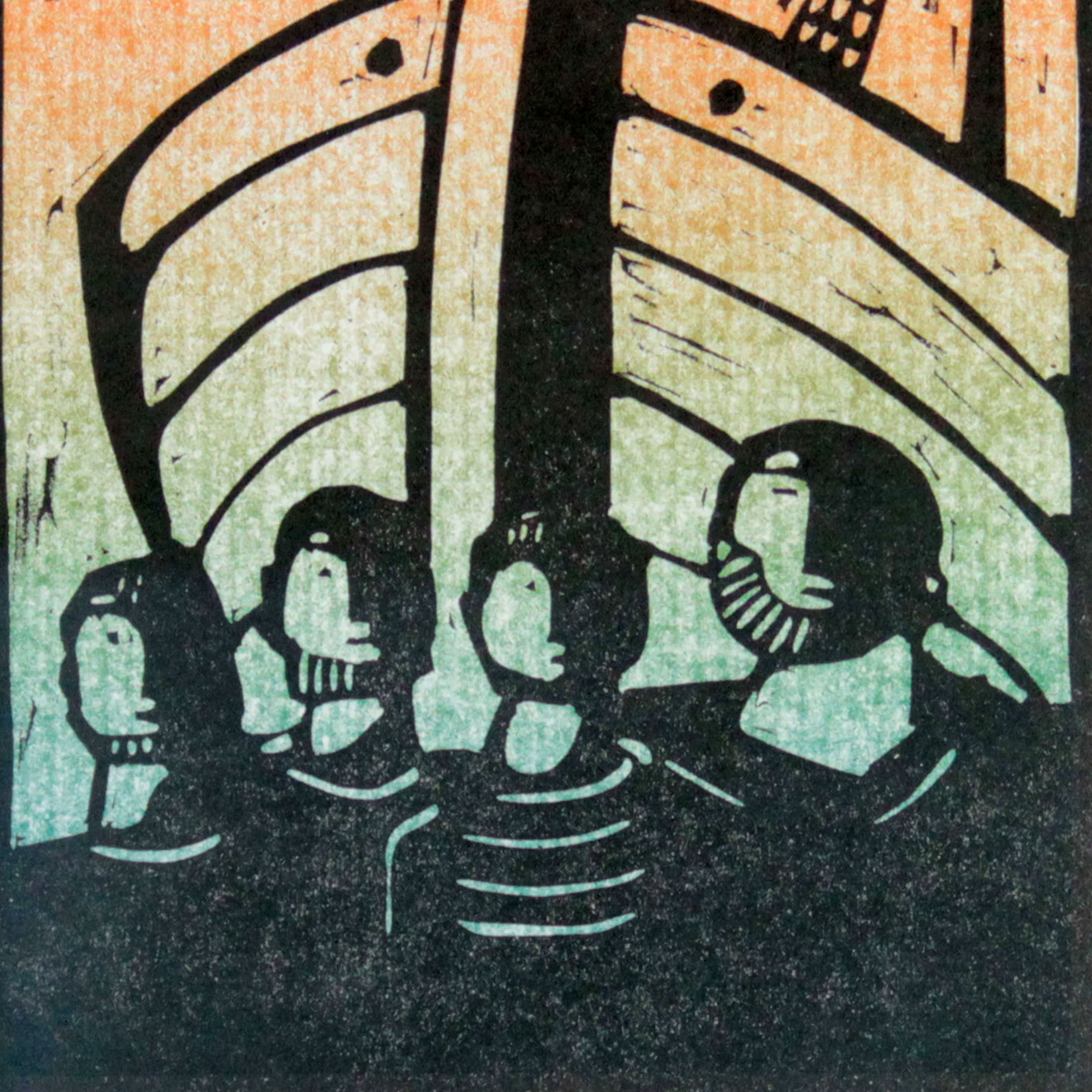 Ake Holm, Sweden. Numbered Polychrom Lithograph With Religious