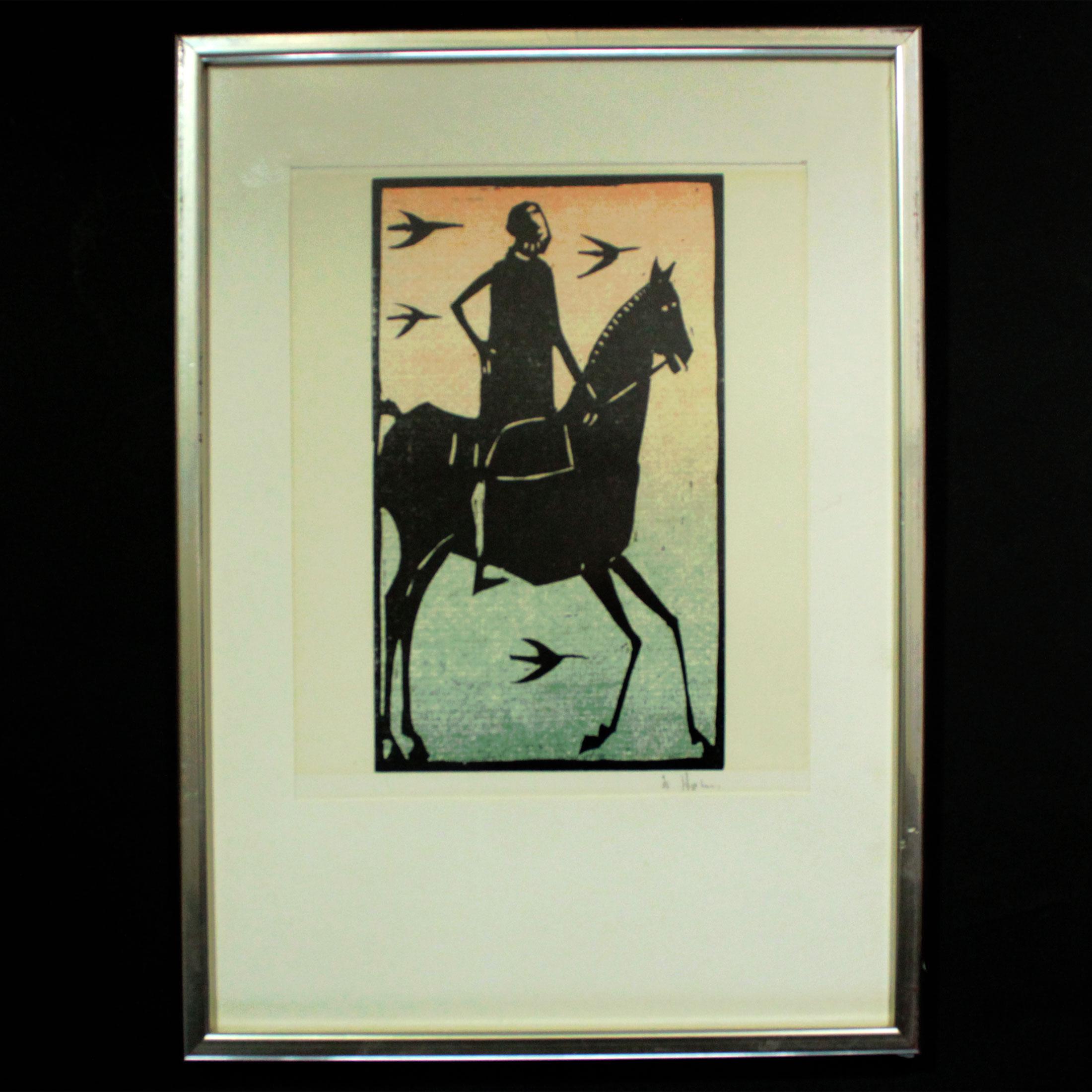 版画 Ake Holm Lithograph #235 Utvisningen il_fullxfull.6725864737_oixn.jpg