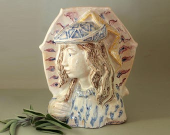 Helge Christoffersen Unique Sculpture: "The Girl and the Tree"