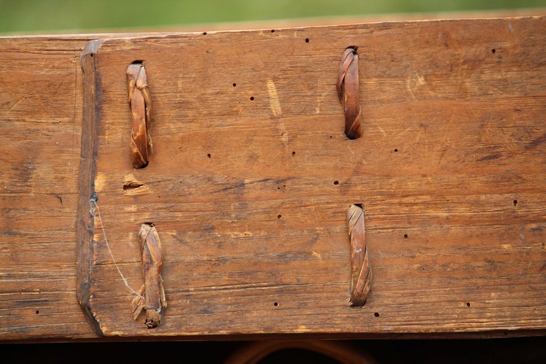 Antique Swedish 'Svepask'Bentwood Box, Nordic Folk Art image 7