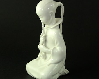 Arno Malinowski Opiumraucher Figur | Royal Copenhagen Blanc de Chine Porzellan (Modell 2342)