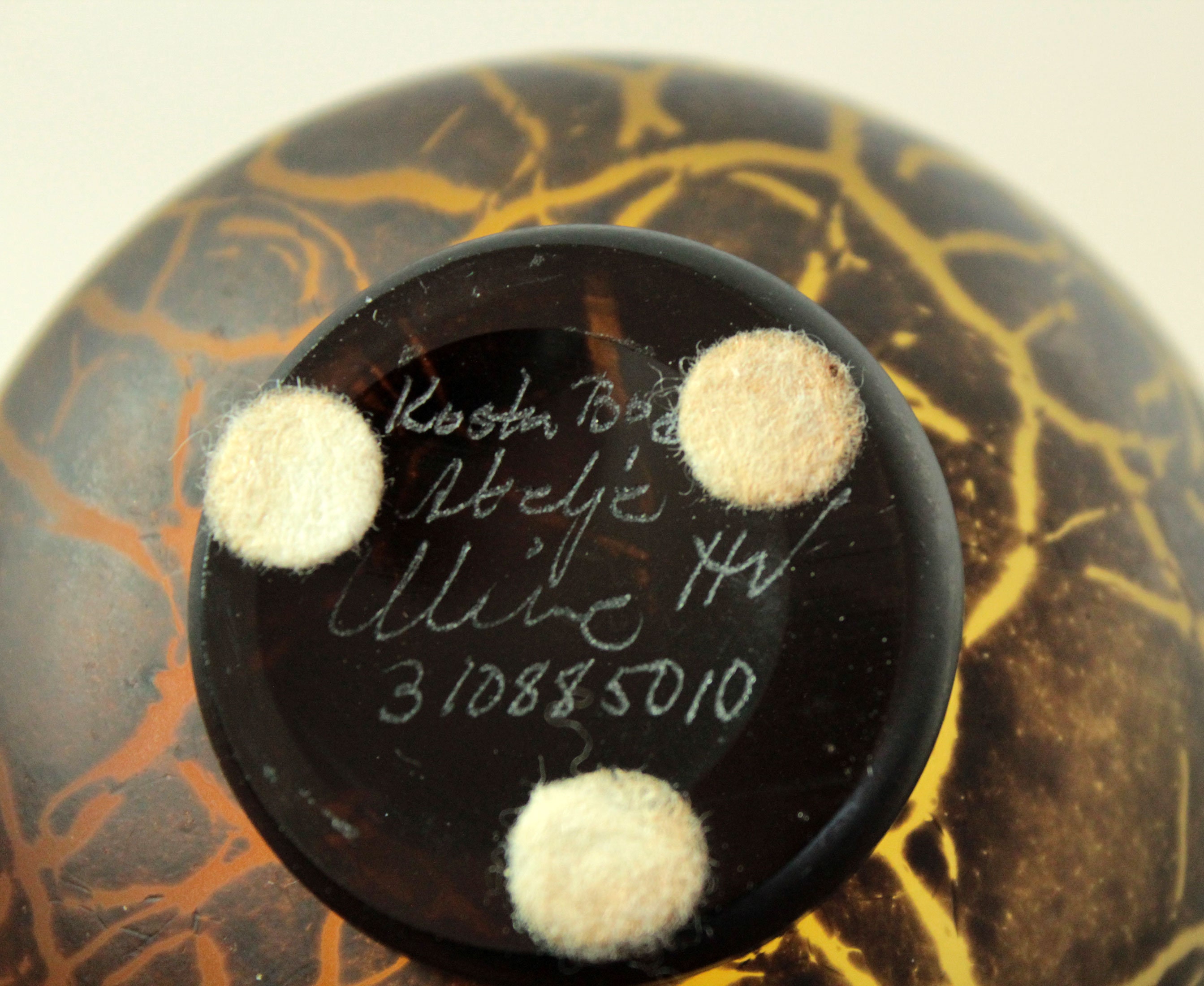 Kosta Boda Art Glass Bowl: Ulrica Hydman-vallien, Tortoise