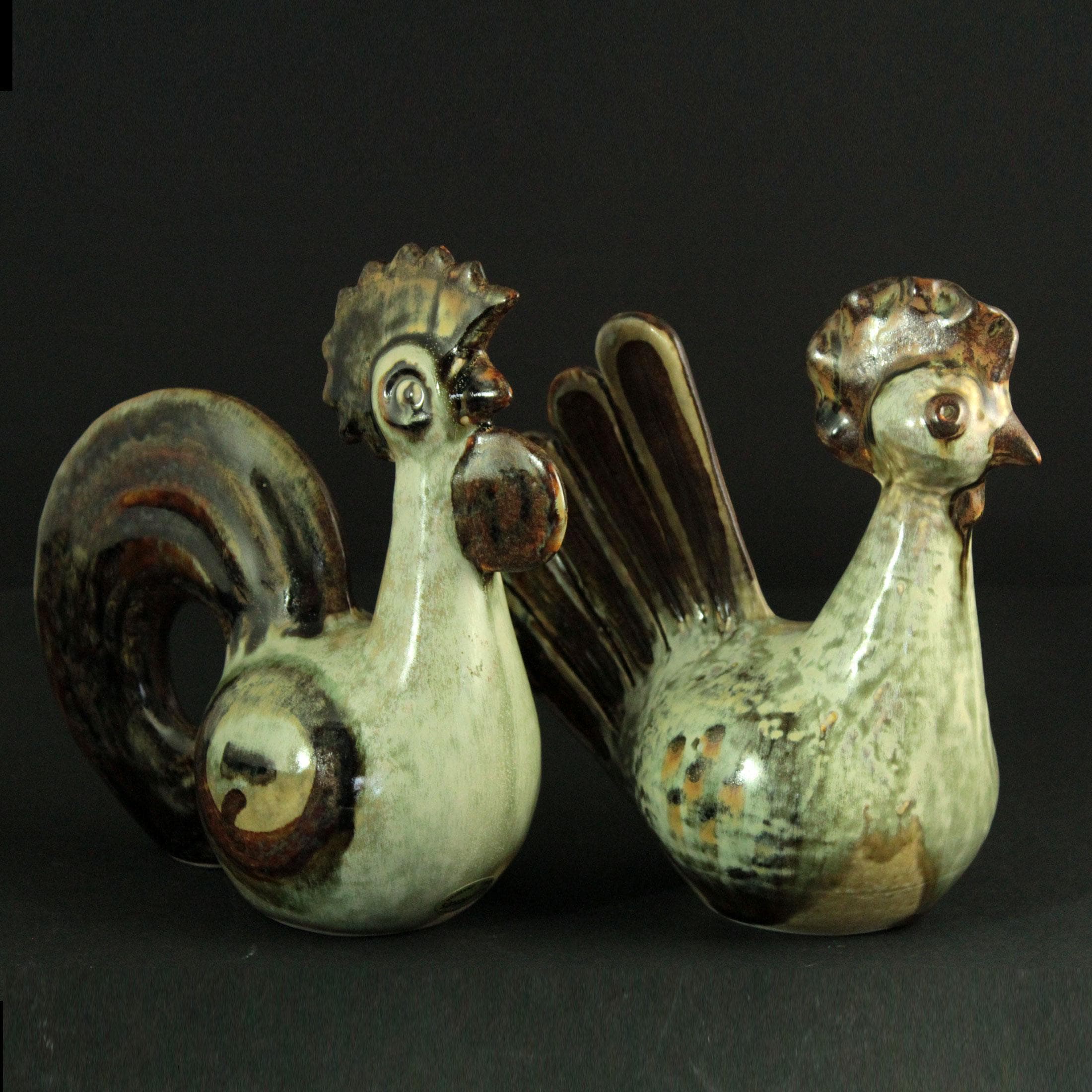soholm Denmark ニワトリにわとり　Joseph Simon soholm Denmark ニワトリにわとり Joseph Simon Rare Matched Pair