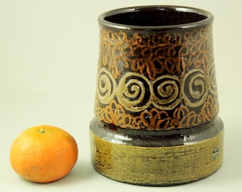 Alberius Rörstrand Atelje Vase: Mid Century Modern Keramik