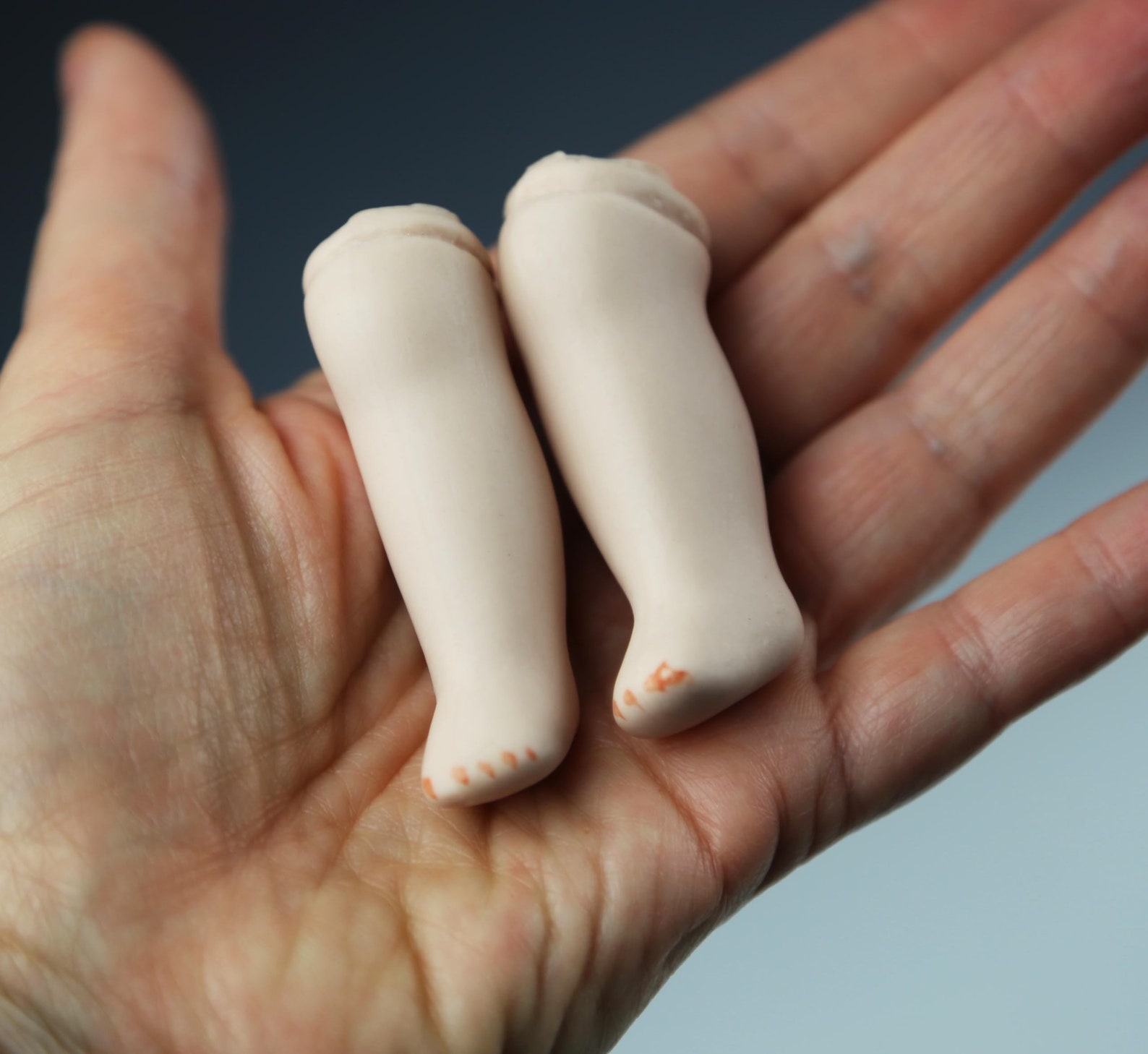 Porcelain/bisque Baby Doll Legs Parts for Doll Making Etsy